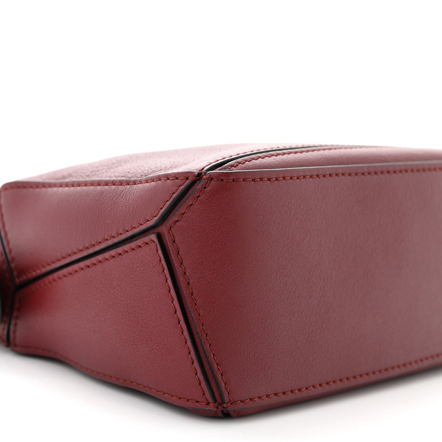 Calfskin Mini Puzzle Bag Wine
