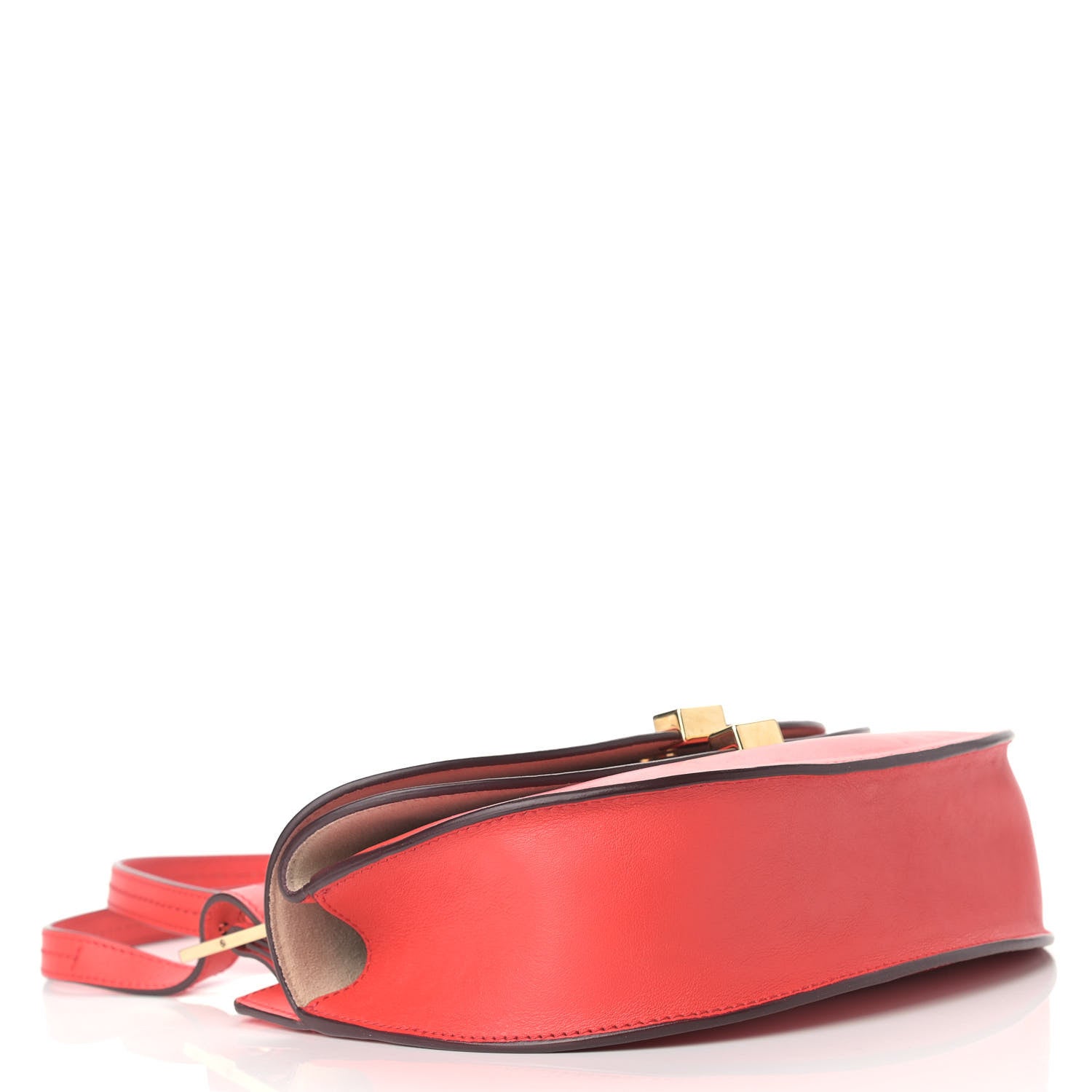 Chloe Calfskin Georgia Crossbody Bag Paprika Red 4 of 11