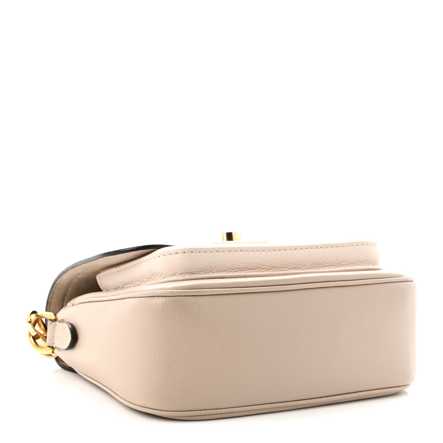 Grained Calfskin Lockme Tender Greige