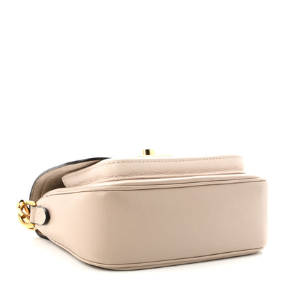Louis Vuitton Grained Calfskin Lockme Tender Greige 4 of 9