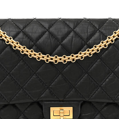 Chanel Aged Calfskin Quilted 2.55 Reissue 226 Flap Black 8 of 10