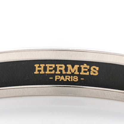 Hermes Enamel Dans un Jardin Anglais Printed Bracelet 65 4 of 6