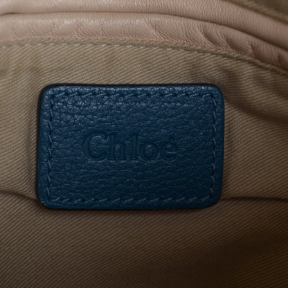 Chloe Calfskin Large Paraty Peacock Blue 6 of 8