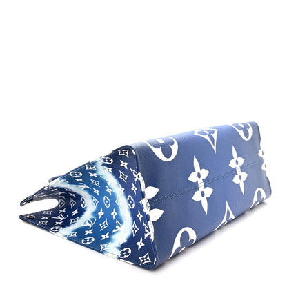 Louis Vuitton Monogram Escale Onthego GM Blue 4 of 10