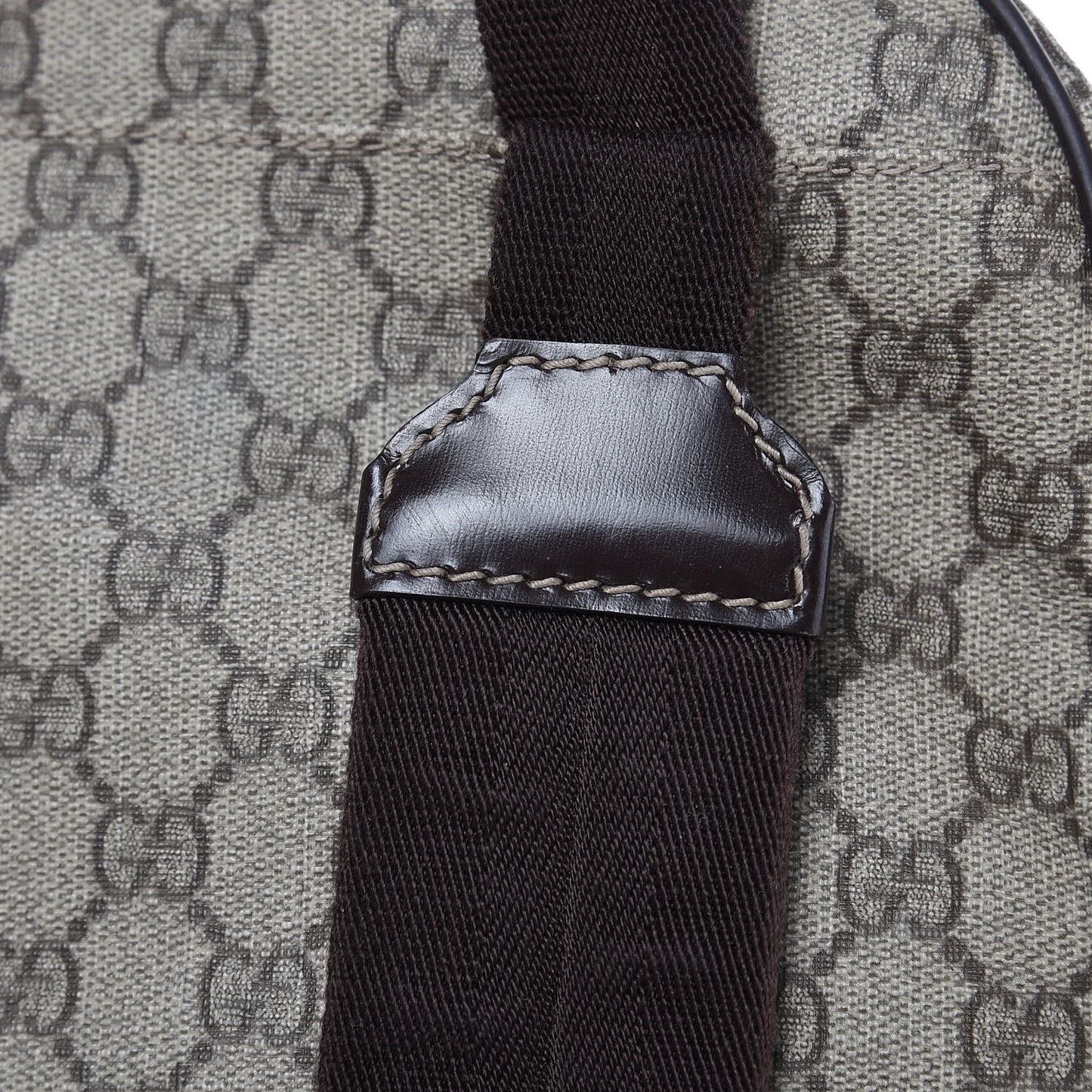 GG Plus Monogram Interlocking G Medium Backpack Dark Brown