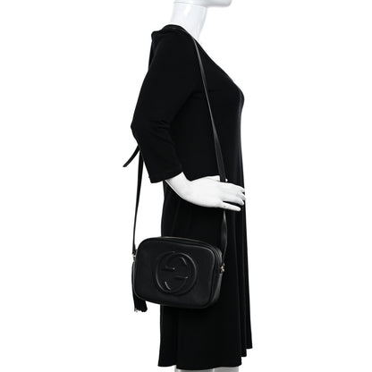 Gucci Pebbled Calfskin Small Soho Disco Bag Black 2 of 13