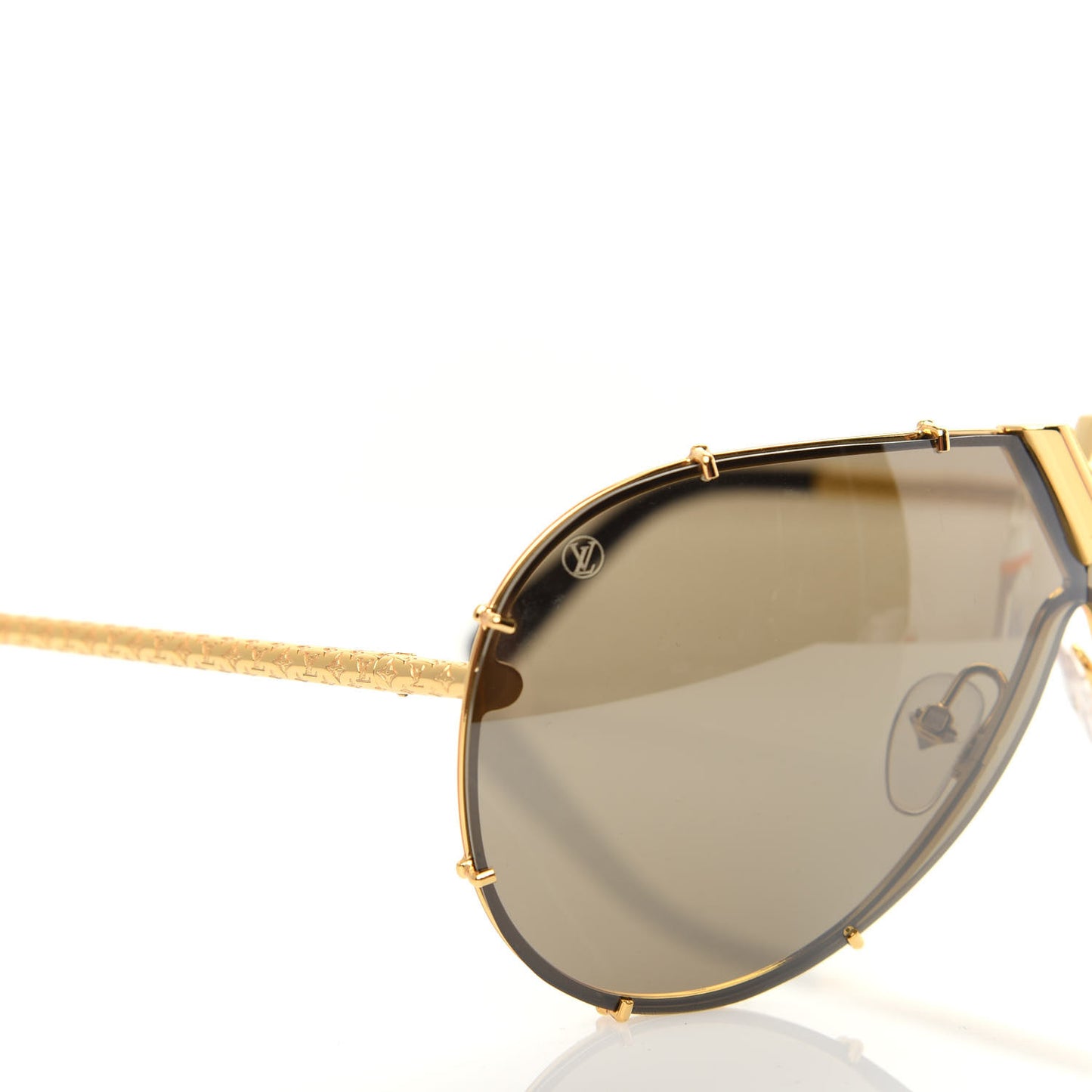 Metal LV Drive Sunglasses Z0897W Black Gold