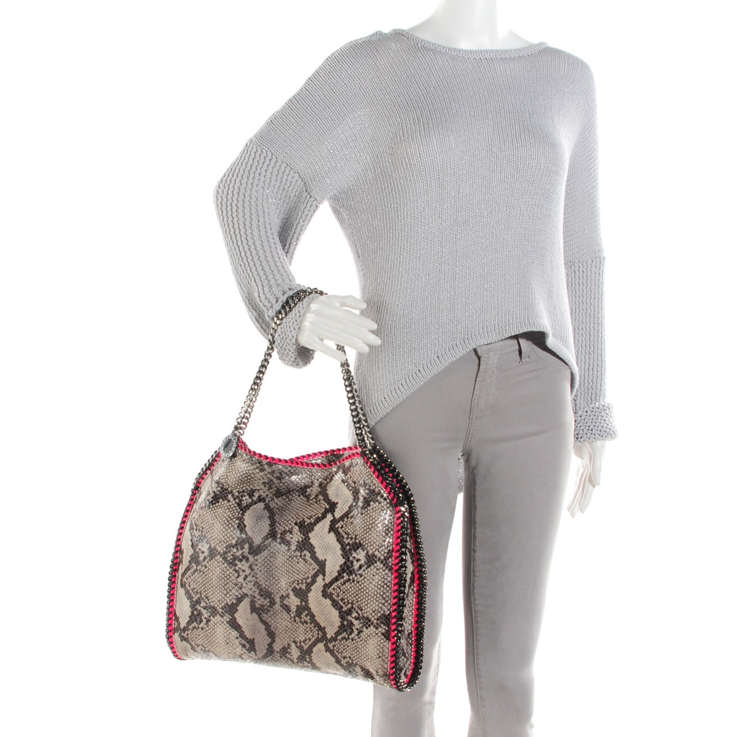 Eco Python Small Falabella Tote