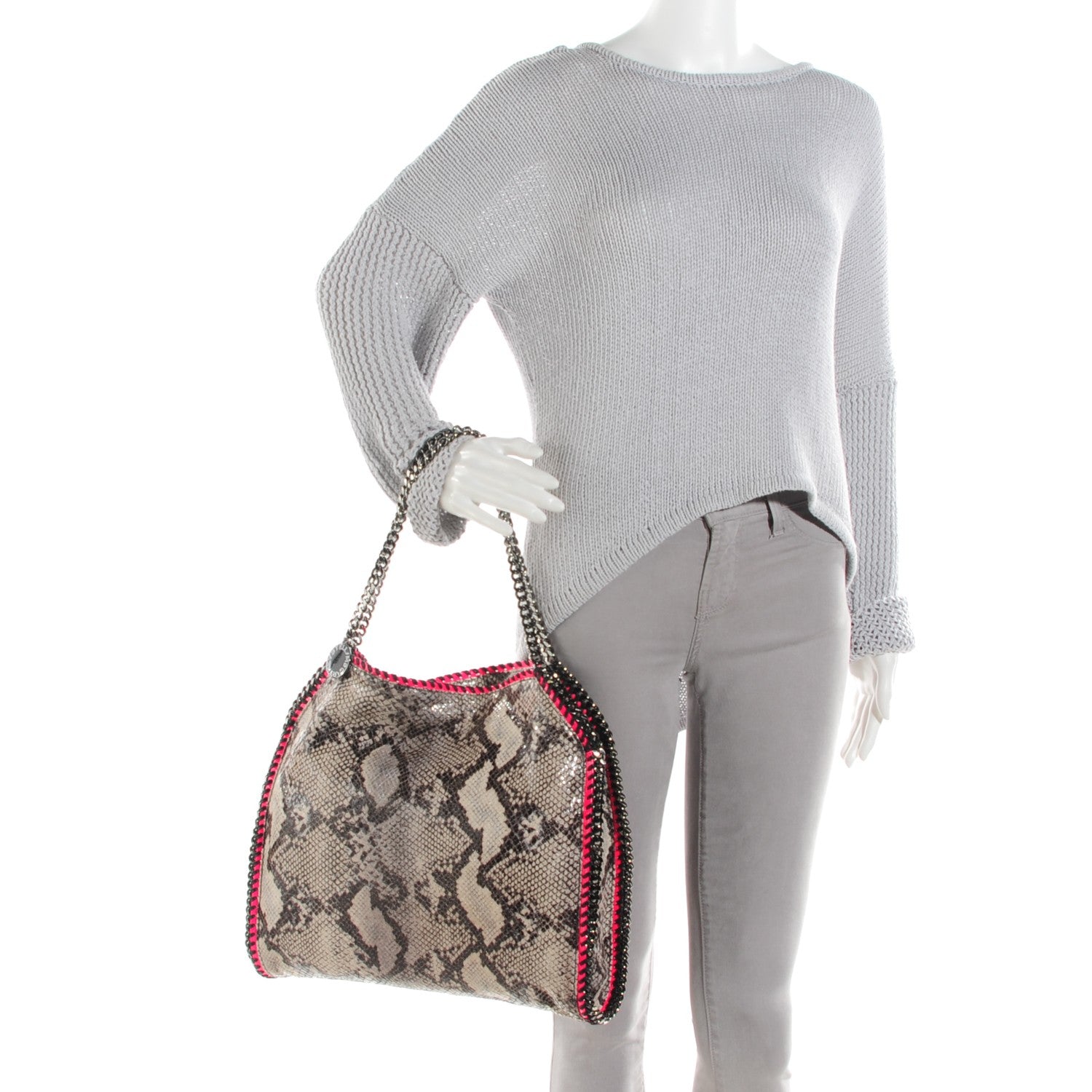 Stella McCartney Eco Python Small Falabella Tote 2 of 7