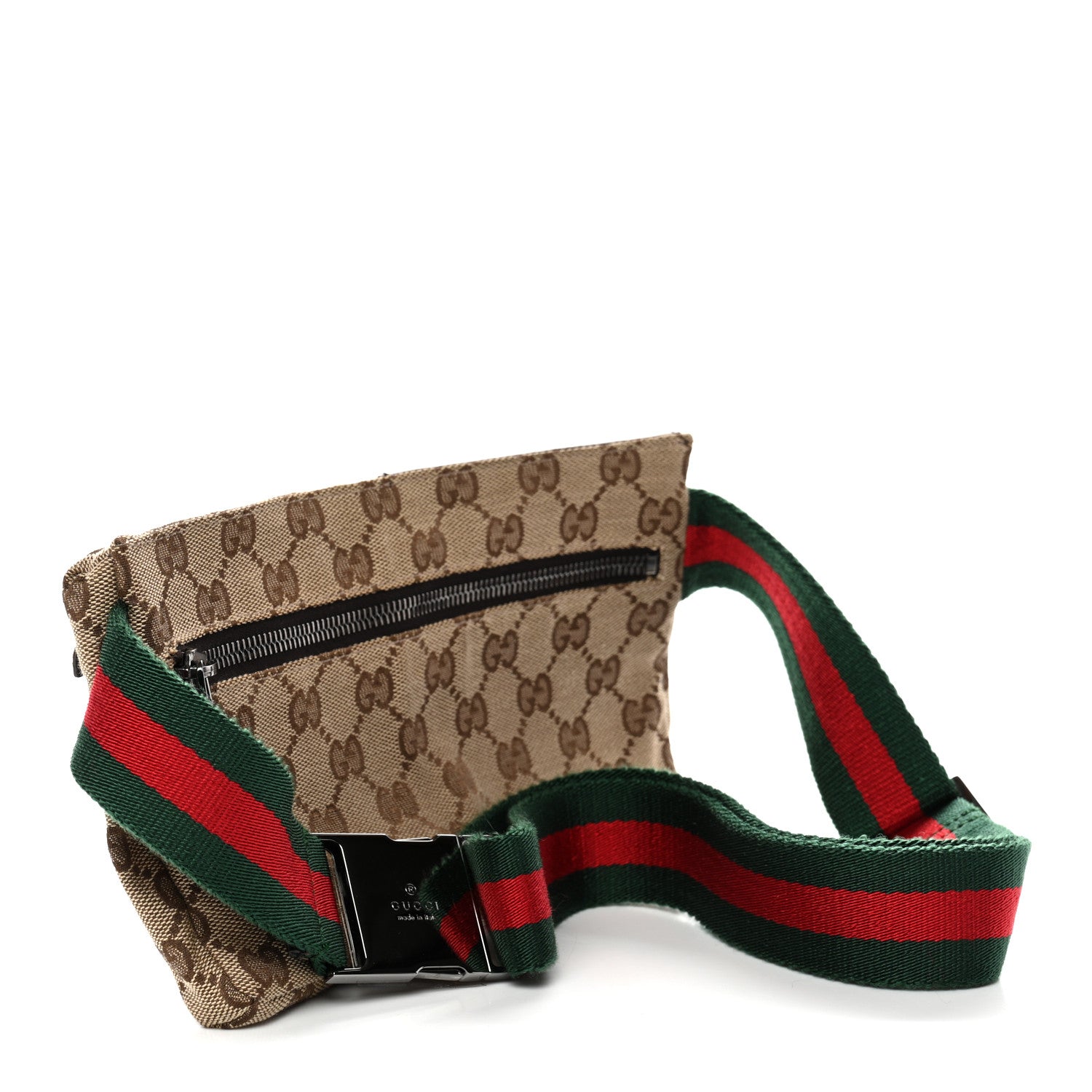 Gucci Monogram Web Belt Bag Dark Brown 3 of 11