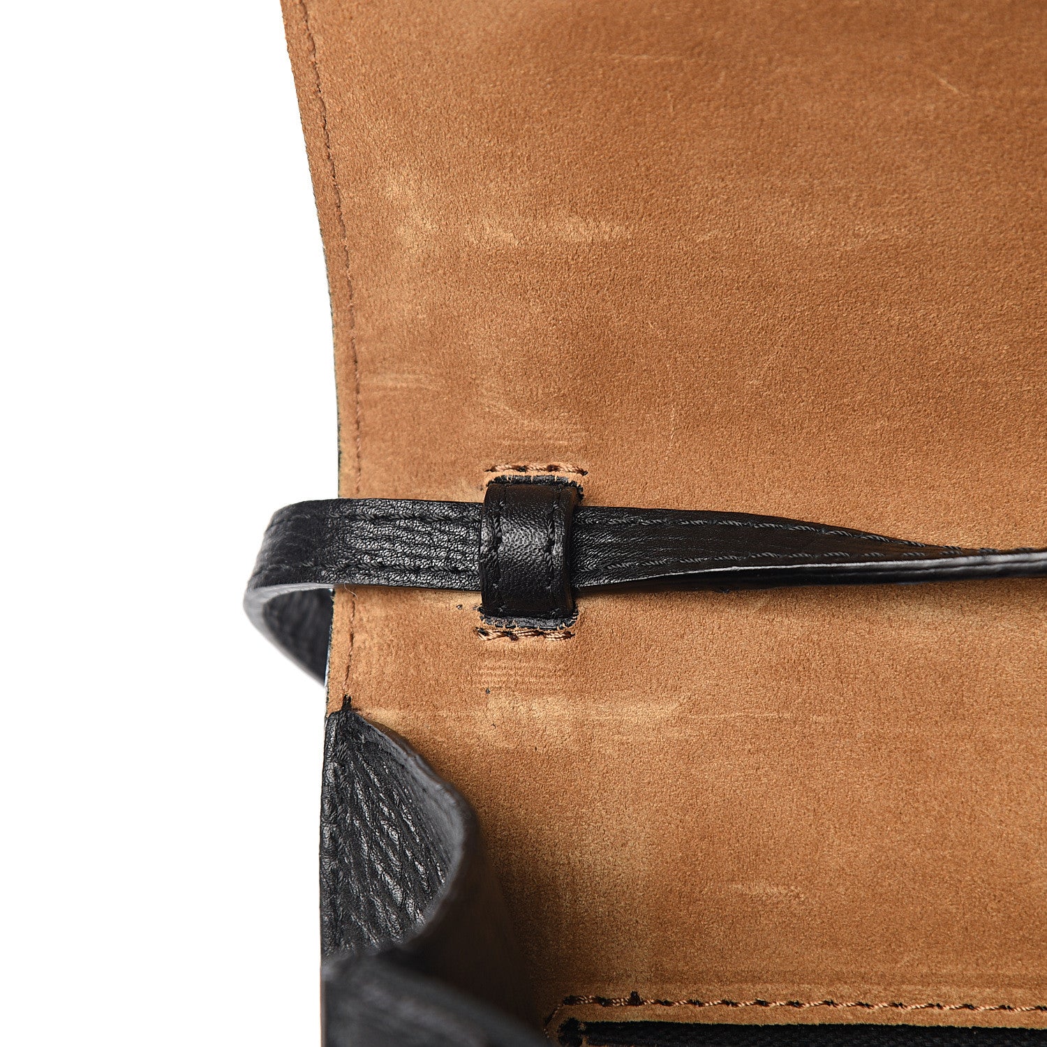 Burberry Derby Calfskin House Check Small Macken Crossbody Bag Black 8 of 11