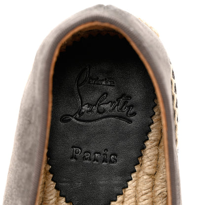 Christian Louboutin Suede Mens Nanou Flat Espadrilles 44 Brown 6 of 10