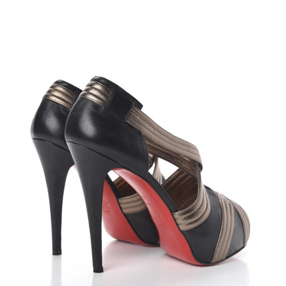 Christian Louboutin Nappa Silk Josefa 120 Platform Sandals 39.5 4 of 15
