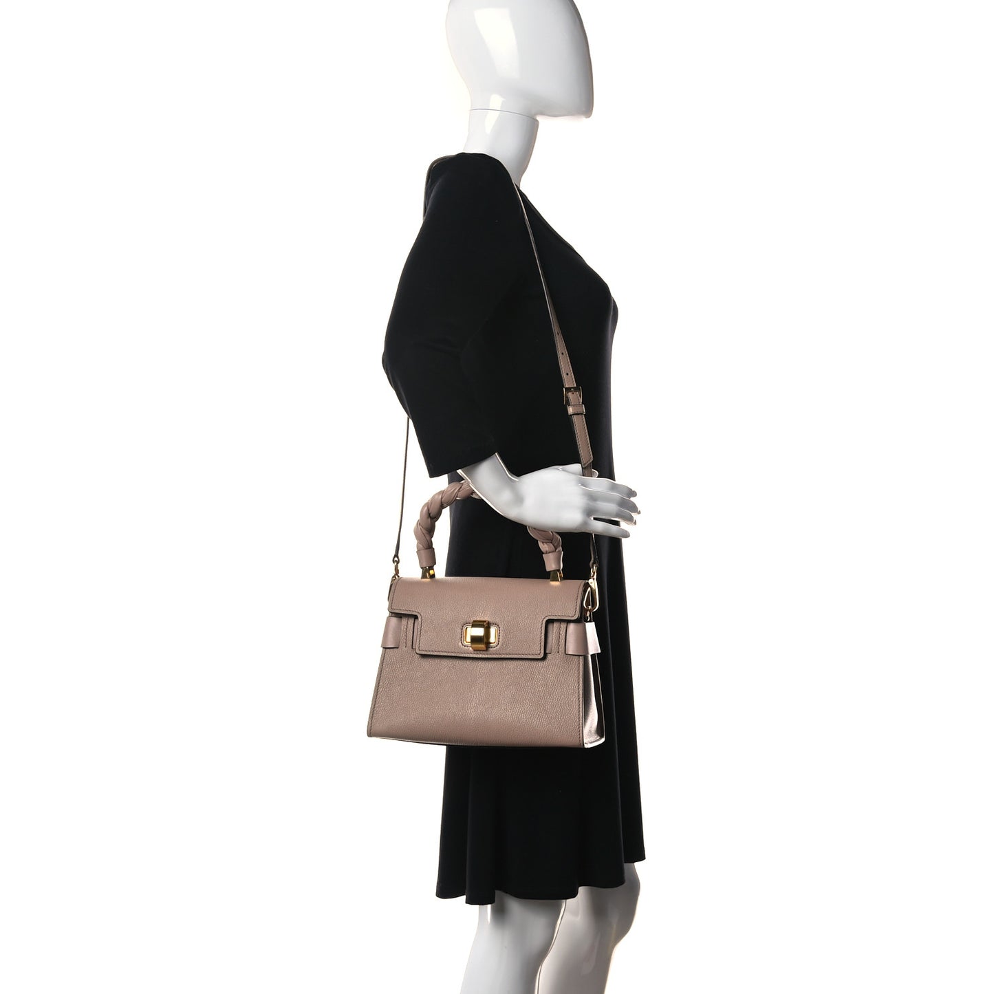 Goatskin Madras Click Top Handle Cammeo