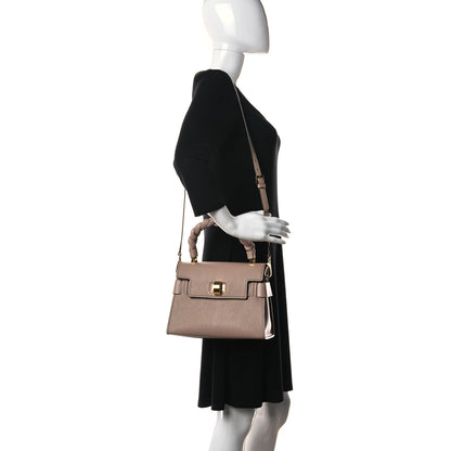 Miu Miu Goatskin Madras Click Top Handle Cammeo 2 of 8
