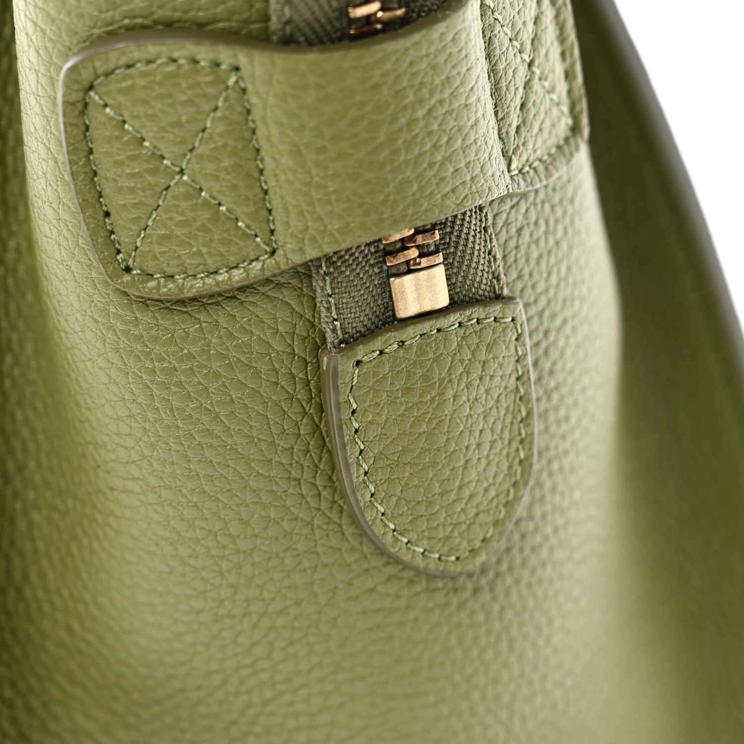 Celine Drummed Calfskin Micro Luggage Light Khaki 13 of 15