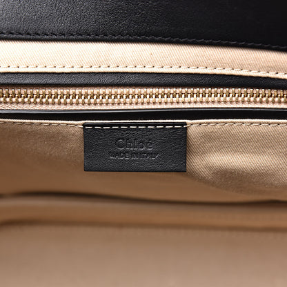 Chloe Calfskin Suede Medium Roy Bag Black 6 of 11