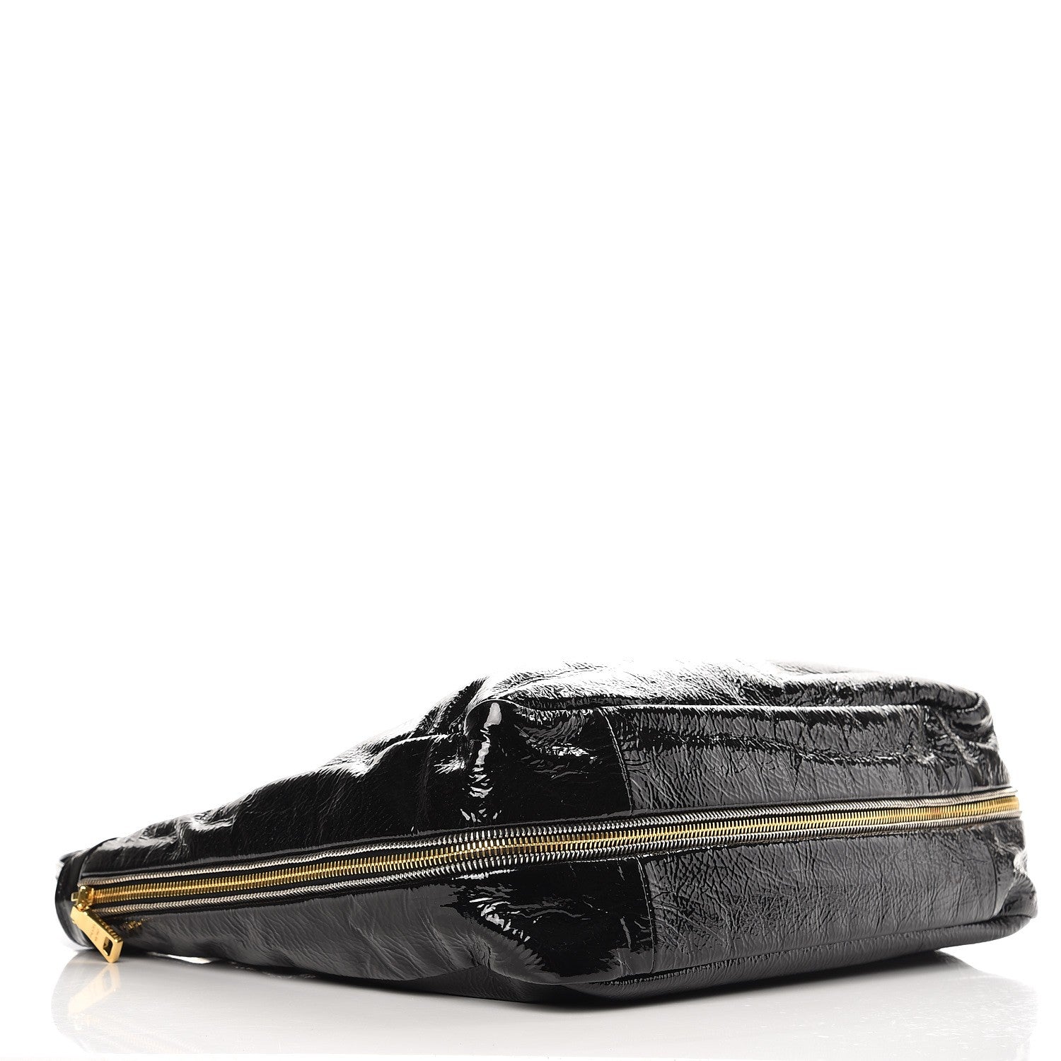 Prada Vernice Naplak Zipper Tote Black 4 of 8
