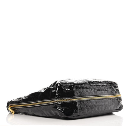 Prada Vernice Naplak Zipper Tote Black 4 of 8