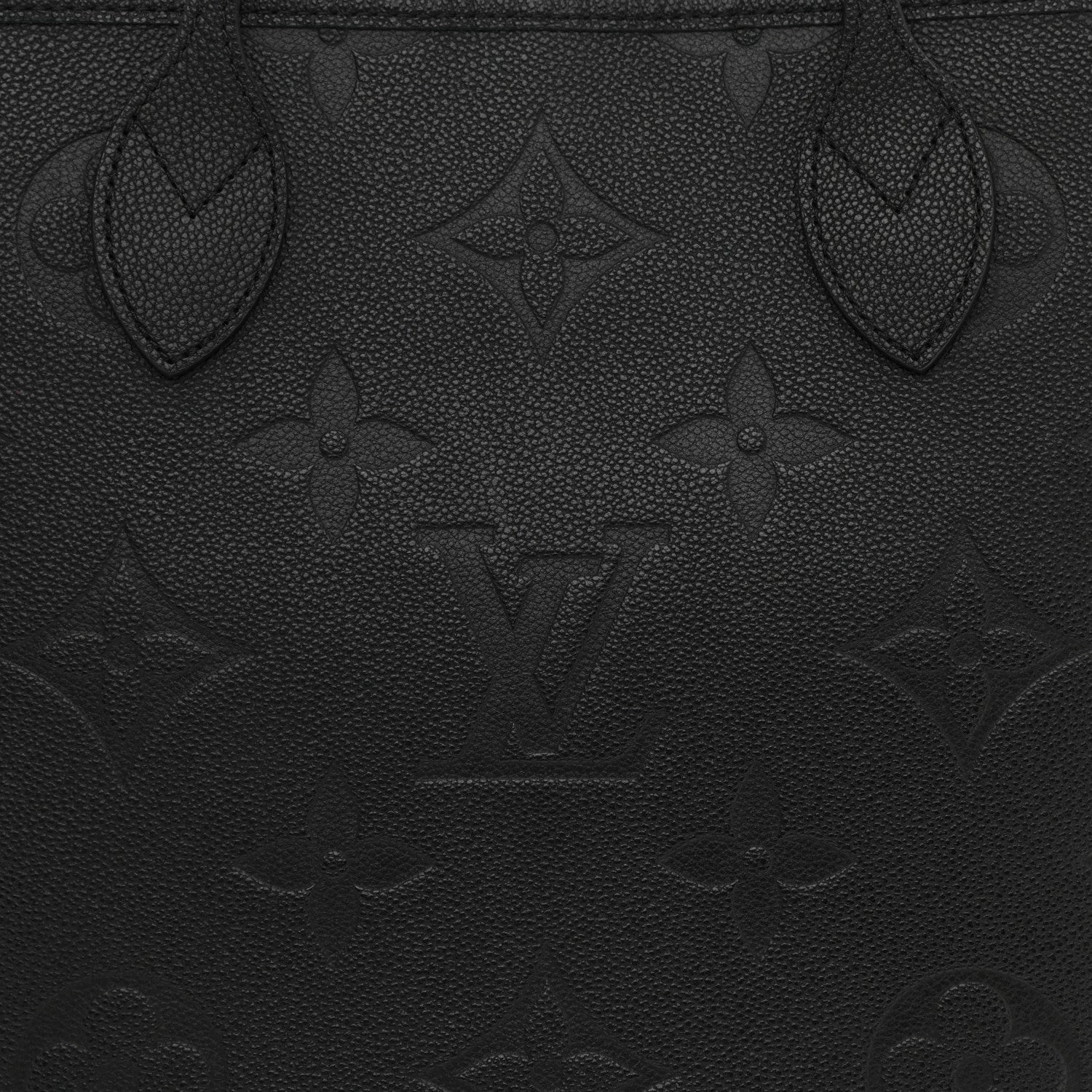 Louis Vuitton Empreinte Monogram Giant Neverfull MM Black 9 of 9