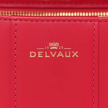 Delvaux Box Calfskin MM Brillant Satchel Framboise 6 of 10