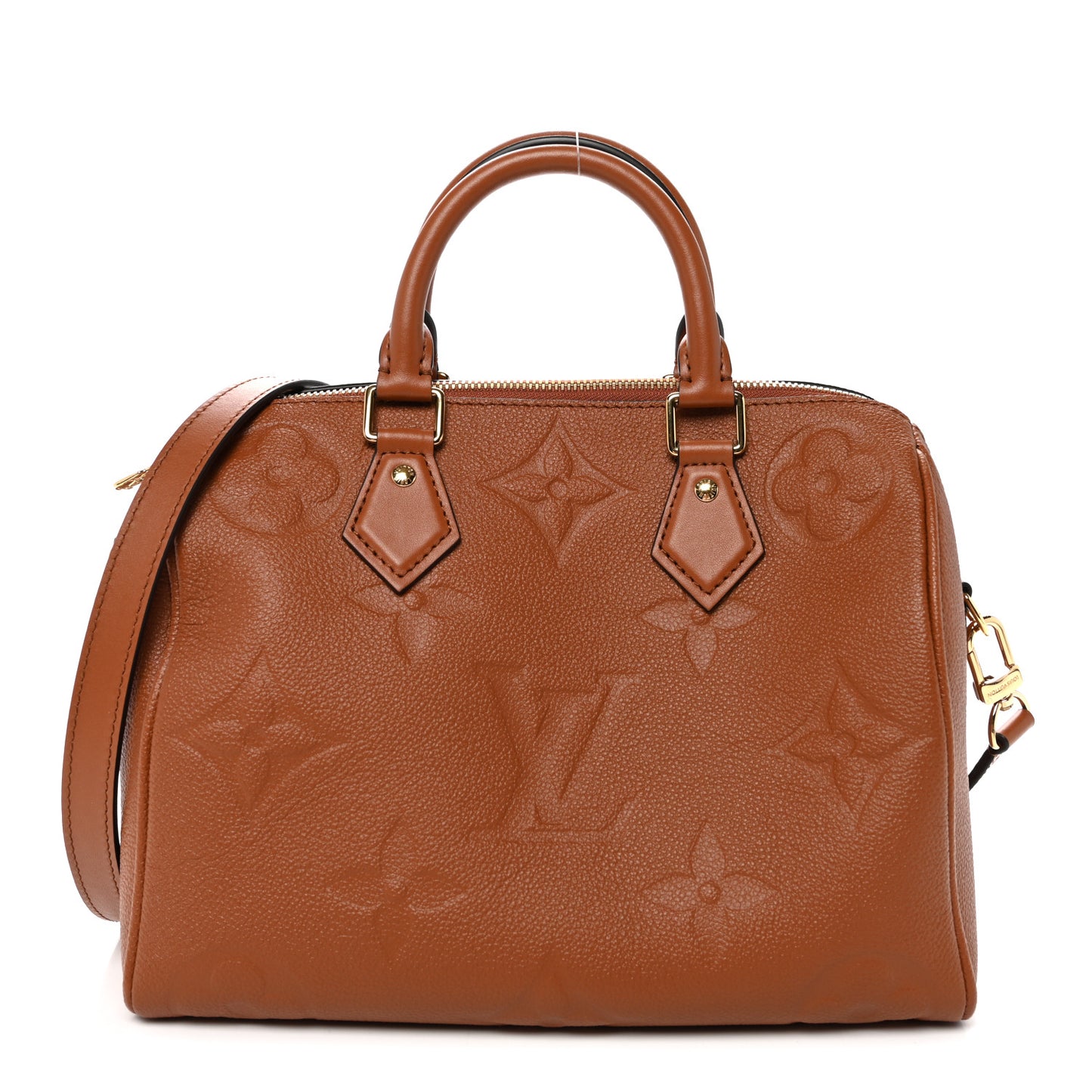 Empreinte Monogram Giant Speedy Bandouliere 25 Cognac