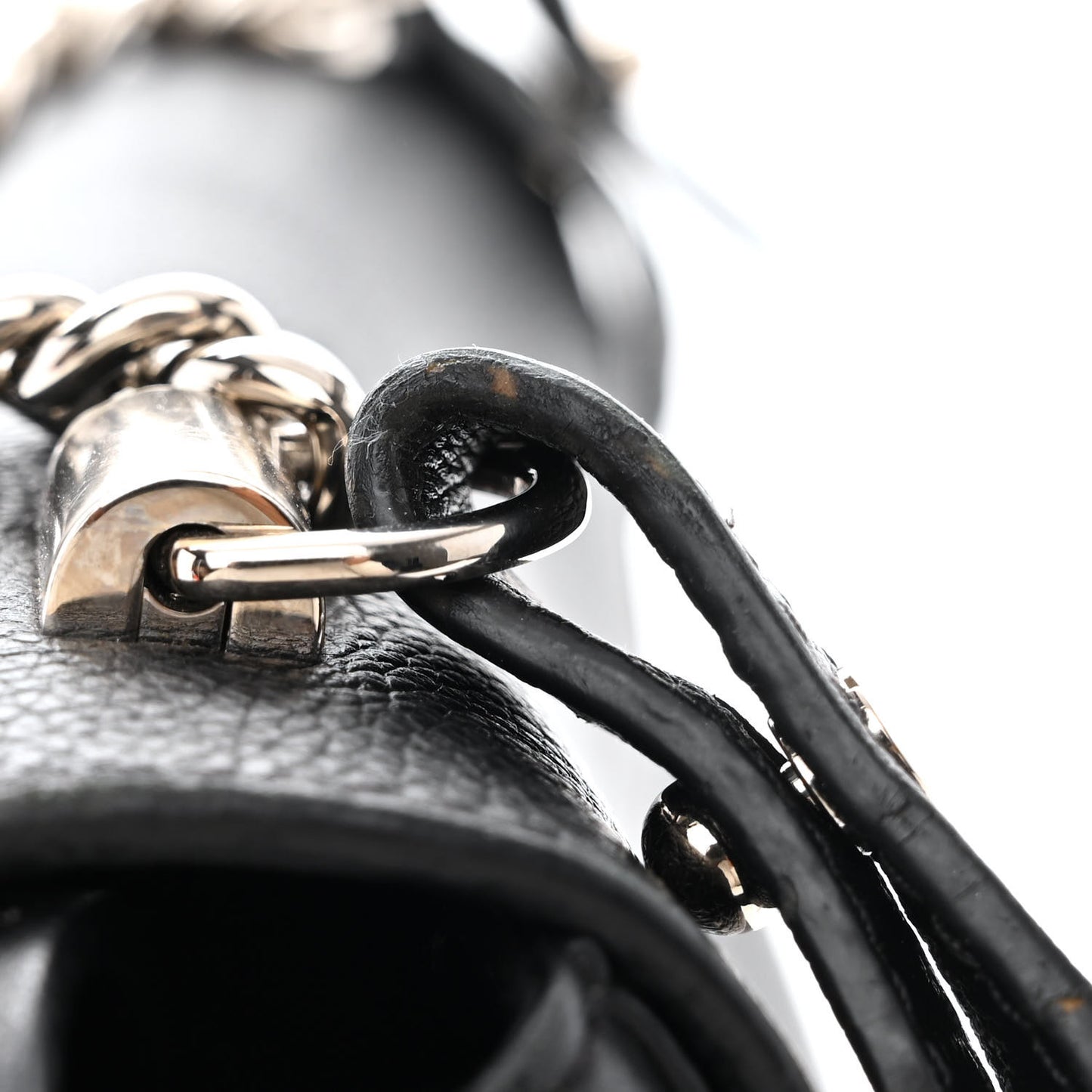 Calfskin Lockme II Chain Bag BB Black
