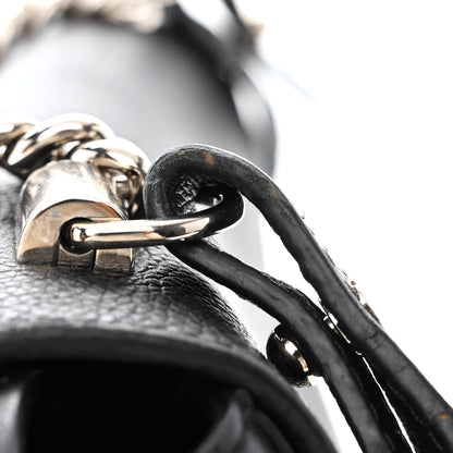 Louis Vuitton Calfskin Lockme II Chain Bag BB Black 12 of 15