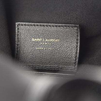 Saint Laurent Calfskin Medium Shopping Tote Black 9 of 18