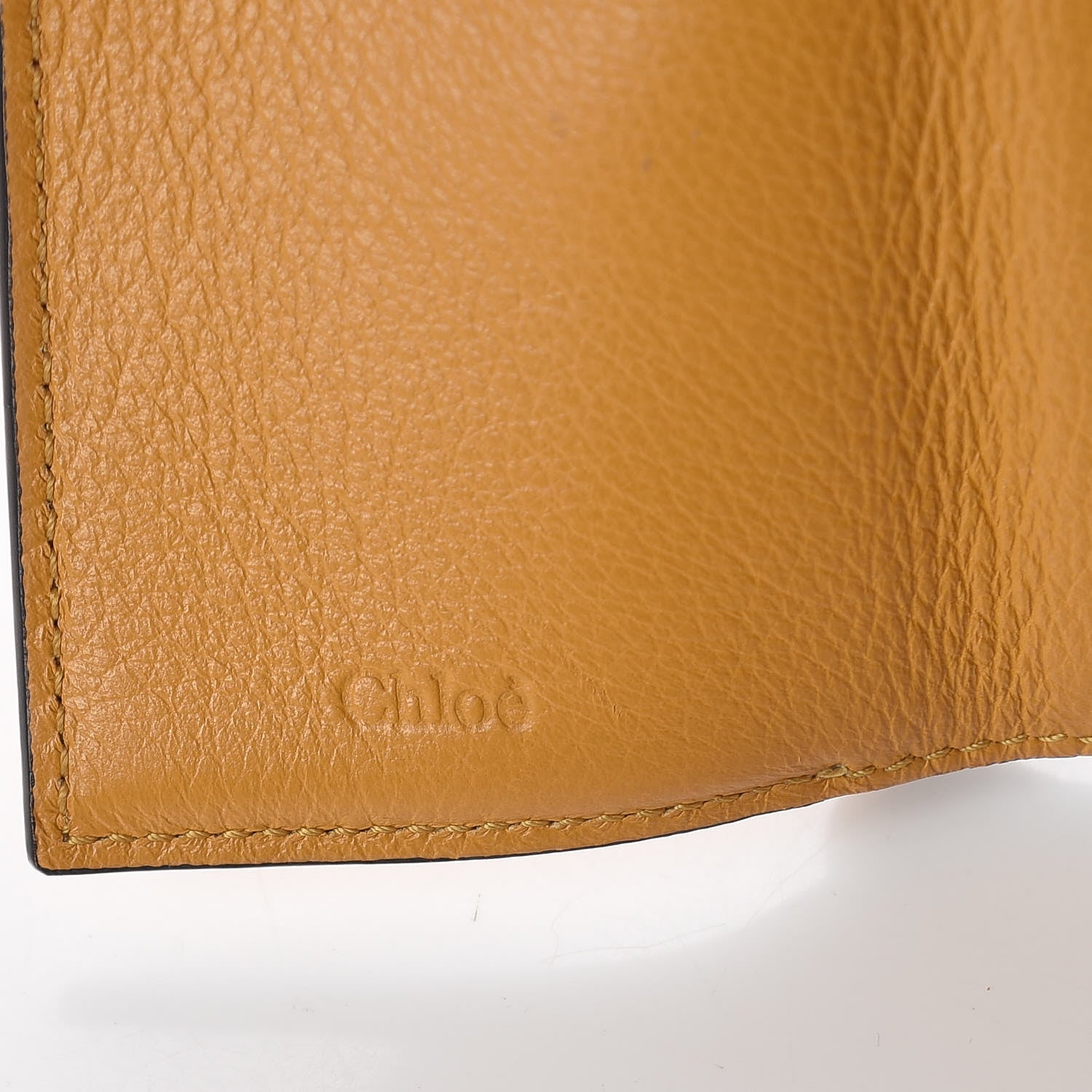 Chloe Smooth Calfskin Georgia Square Wallet Sunflower 8 of 9