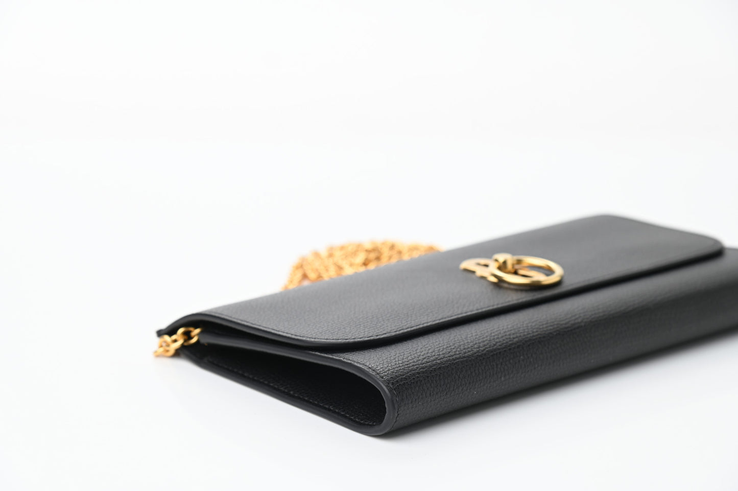 Small Classic Grain Amberley Convertible Clutch Black