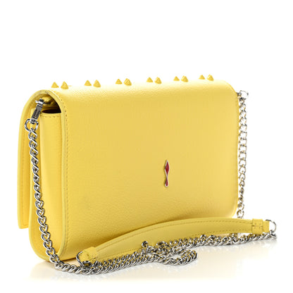 Christian Louboutin Calfskin Spikes Loubinthesky Paloma Clutch  Piou 3 of 11
