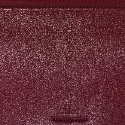Chloe Calfskin Medium Faye Shoulder Bag Sienna Red 15 of 17