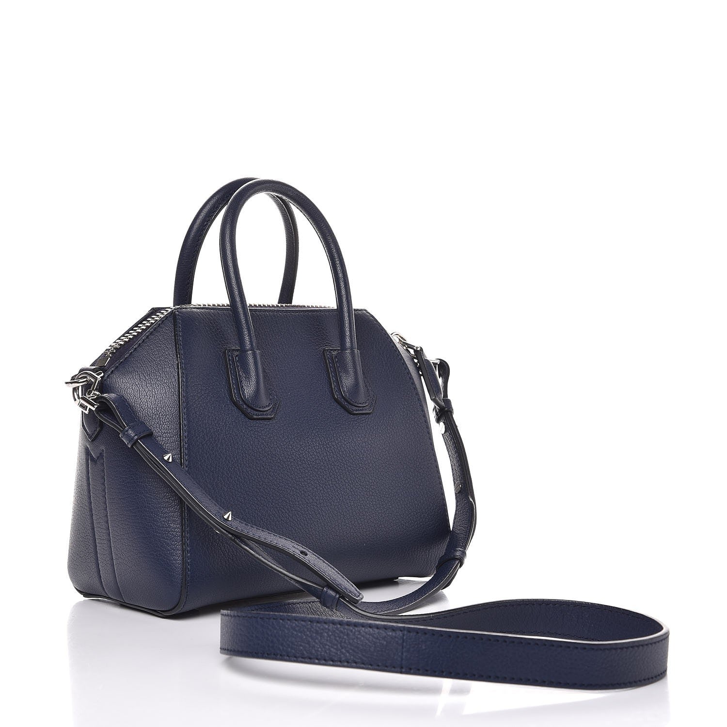 Givenchy Sugar Goatskin Mini Antigona Navy 3 of 7