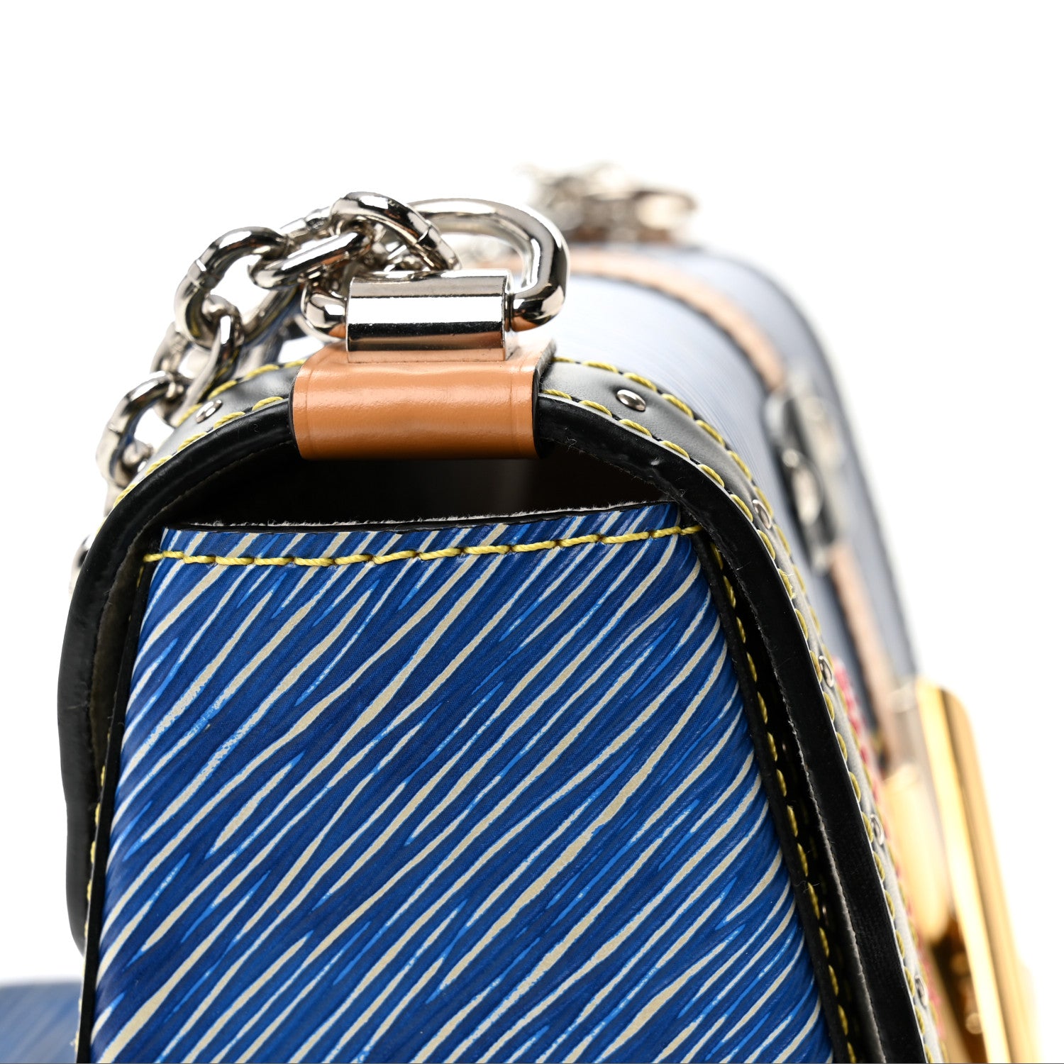 Louis Vuitton Epi Complice Trunks and Bags Twist Shoulder Bag MM Denim Light 11 of 13