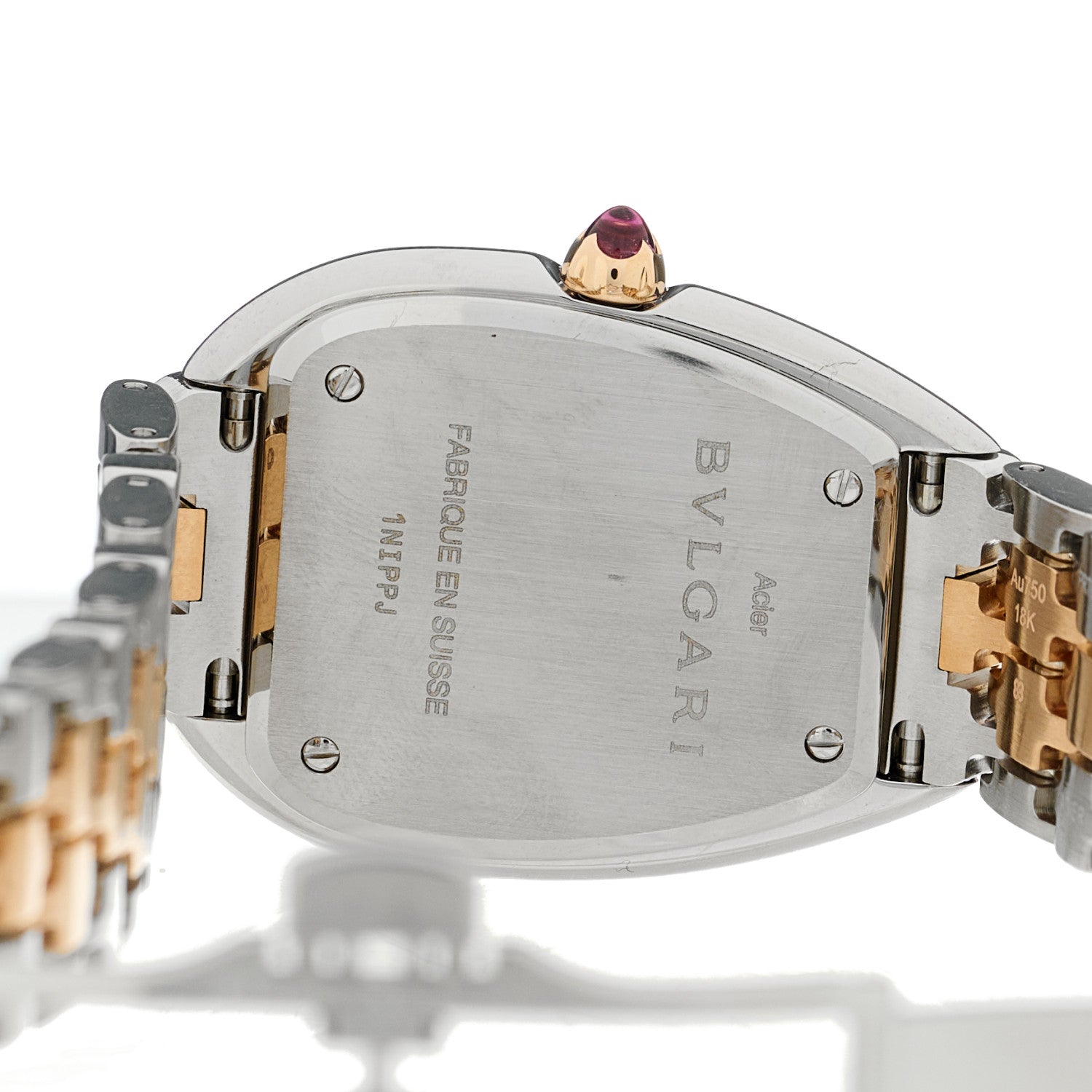 Bulgari Stainless Steel 18K Yellow Gold 33mm Serpenti Seduttori Quartz Watch 4 of 5