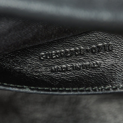 Saint Laurent Sheepskin Matelasse Chevron Monogram Large College Satchel Black 7 of 7