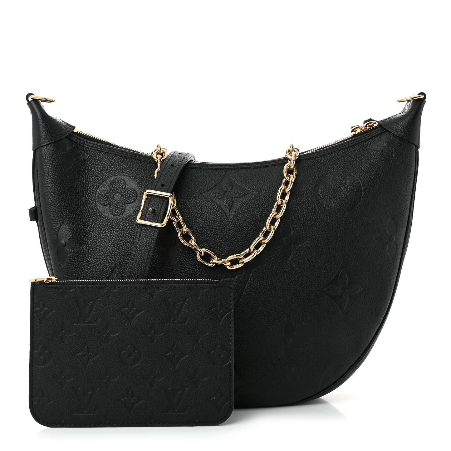Empreinte Monogram Giant Loop Hobo Black