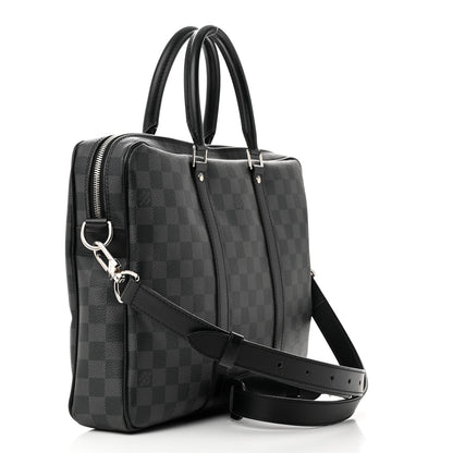 Louis Vuitton Damier Graphite Porte Documents Voyage PM 3 of 16