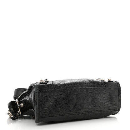 Balenciaga Agneau Giant 12 Silver Hardware Mini City Black 5 of 9