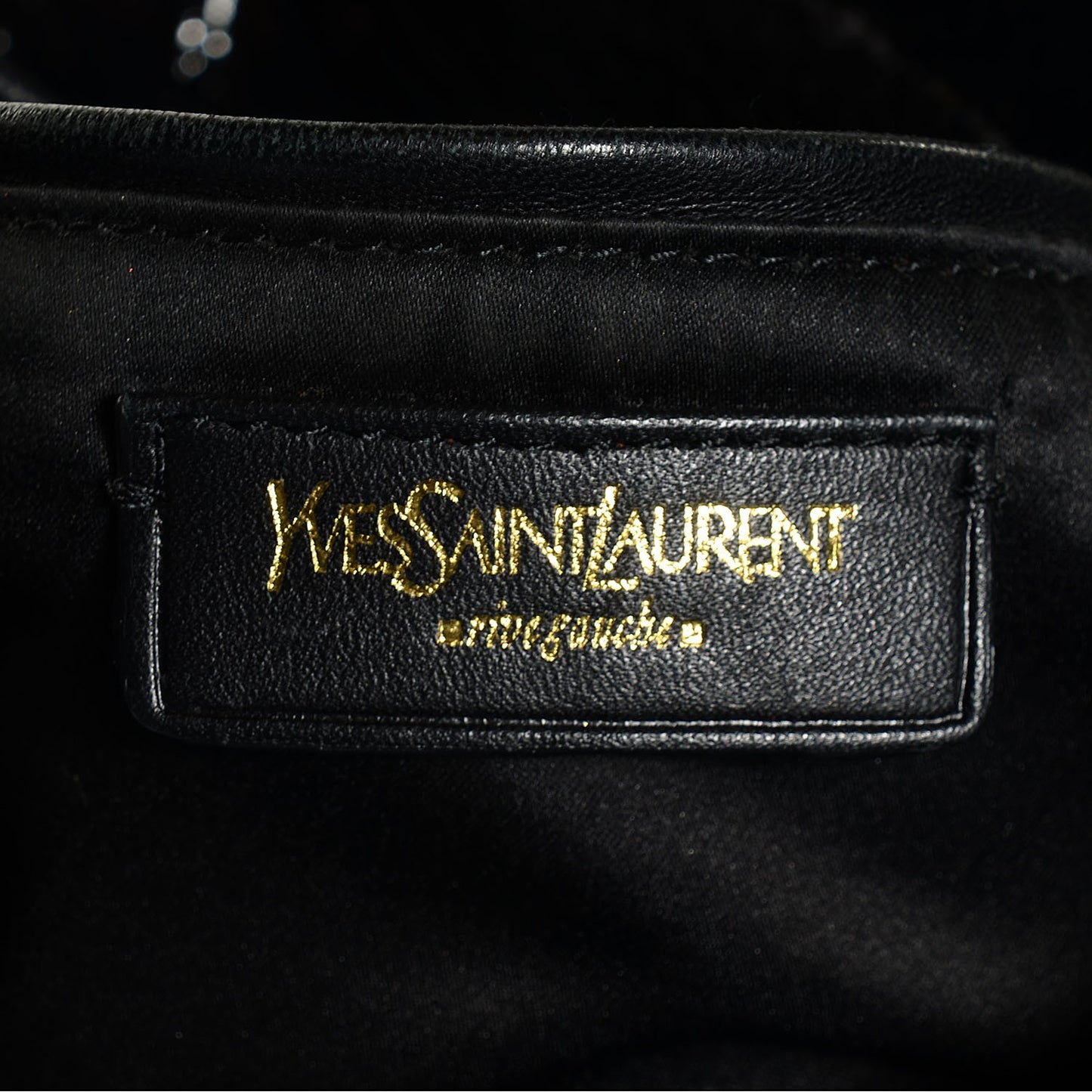Patent Crocodile Embossed Tribute Tote Black