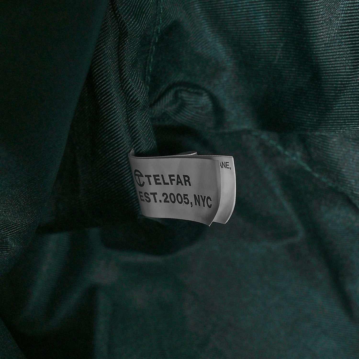 Telfar Vegan Leather Large Shopping Bag Dark Olive 6 of 9