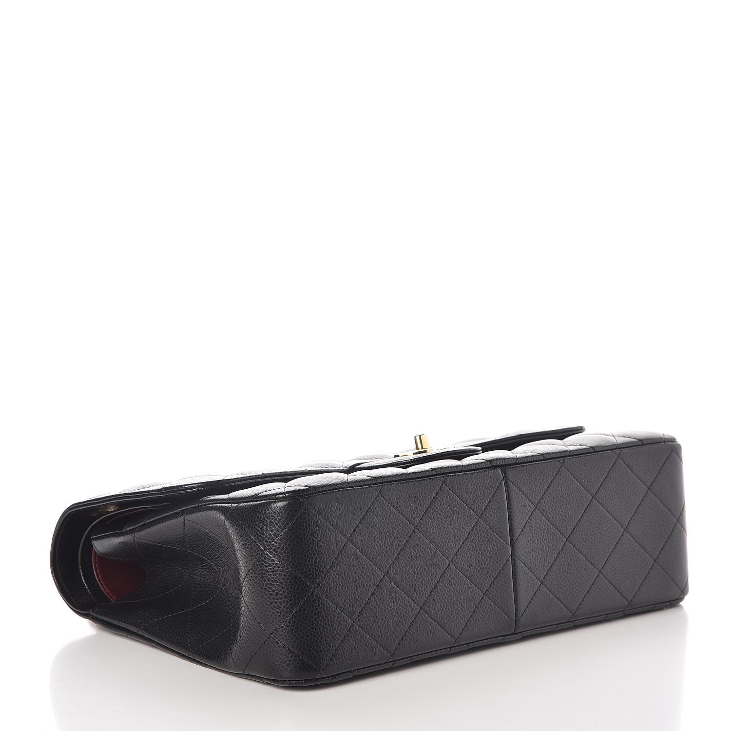 Chanel Caviar Quilted Jumbo Double Flap Black 4 of 10