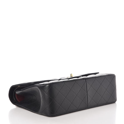 Chanel Caviar Quilted Jumbo Double Flap Black 4 of 10