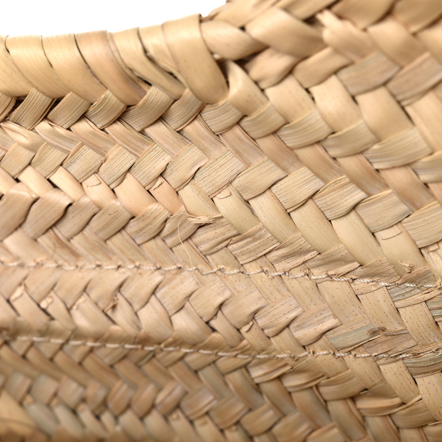 Chloe Raffia Calfskin Marcie Basket Tan 10 of 13