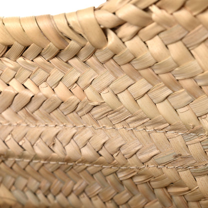 Chloe Raffia Calfskin Marcie Basket Tan 10 of 13