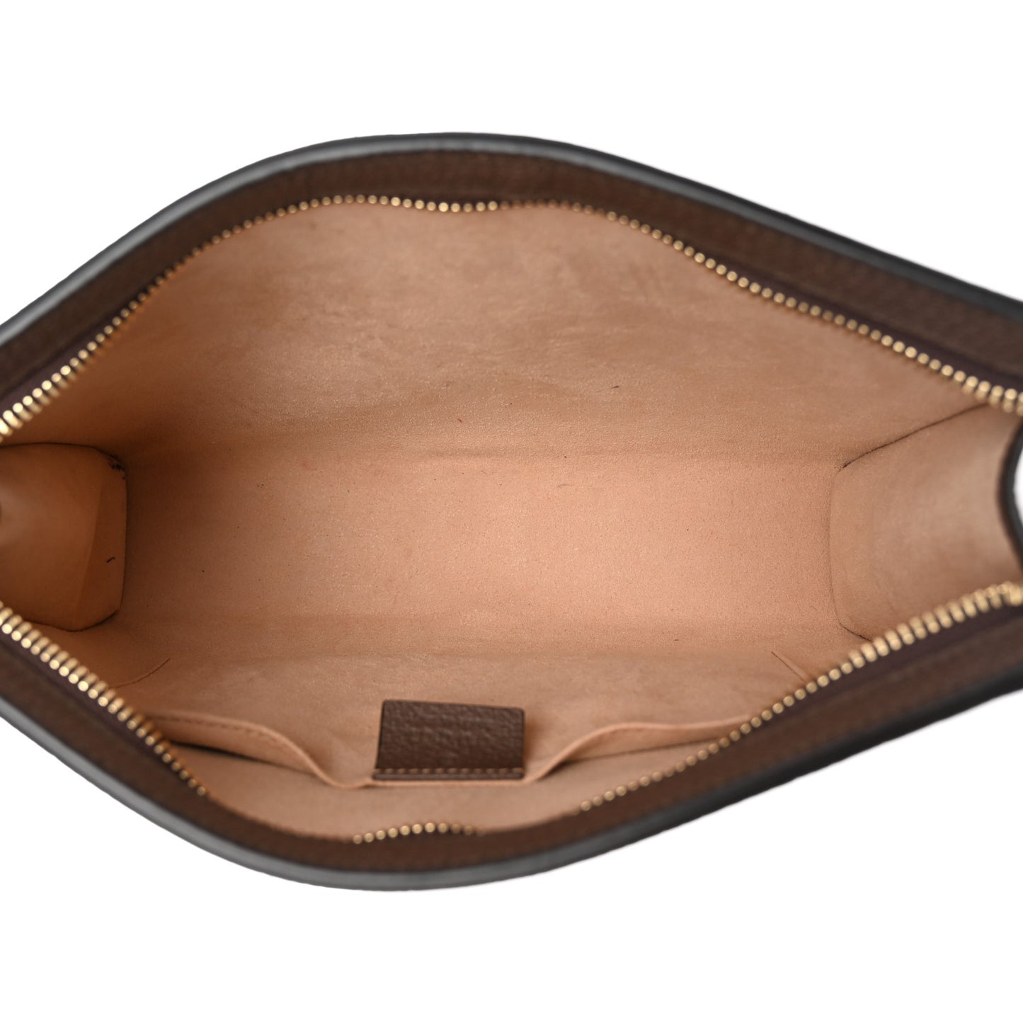 GG Supreme Monogram Web Ophidia Pouch Brown