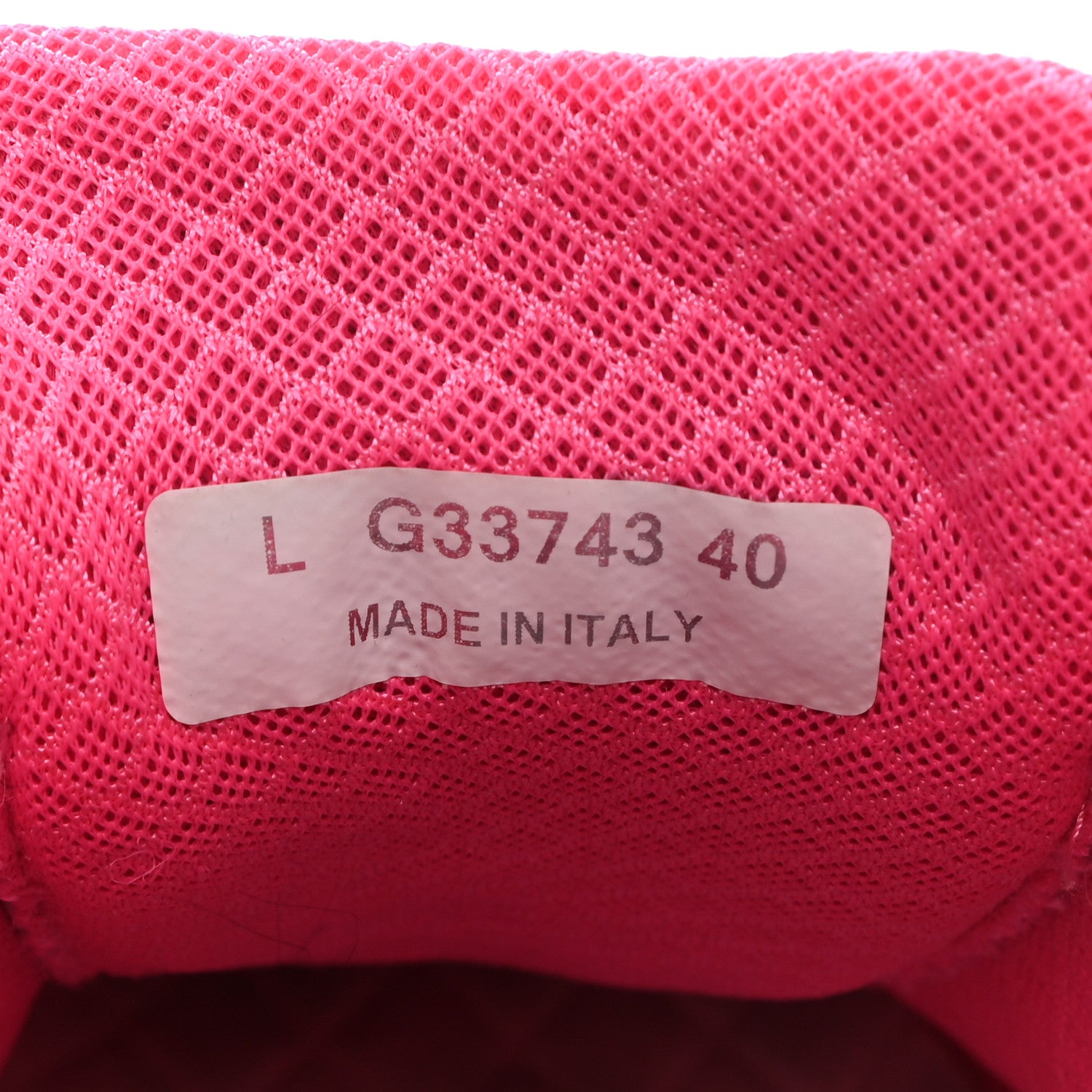 Chanel Calfskin Fabric Sneakers 40 White Silver Fluo Pink 8 of 13