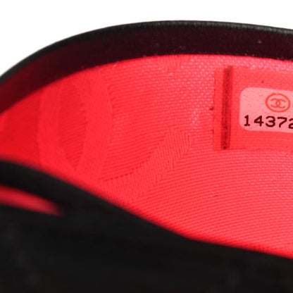 Chanel Calfskin Quilted Cambon Card Holder Black 7 of 7