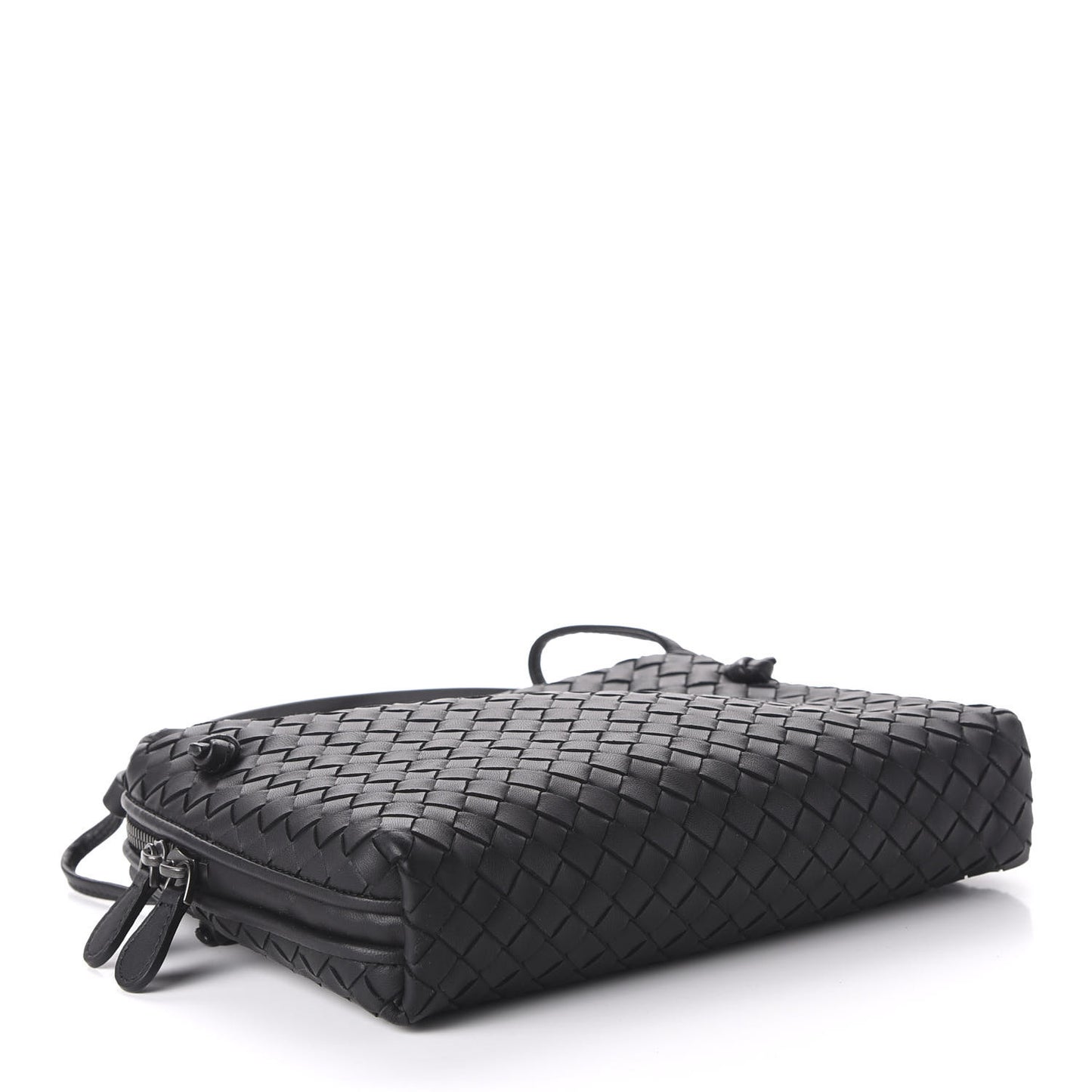 Nappa Intrecciato Nodini Bag Black